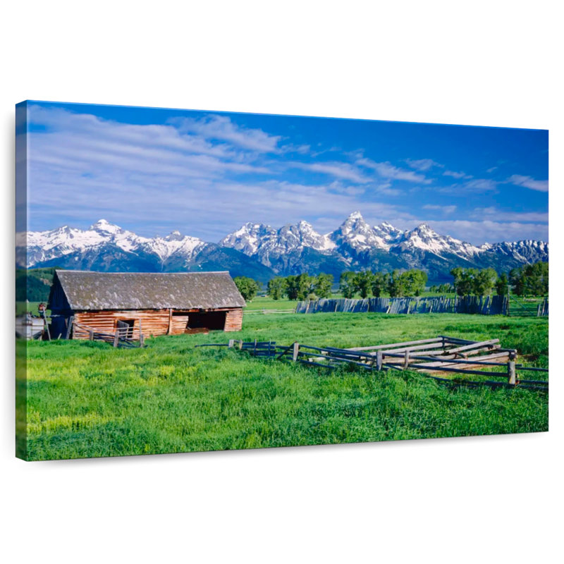 Alvord Green Field à Grand Teton, H 16 po x l 24 po
