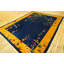Room Size Wool Antique Rectangle Chinese Knotted - Art Deco Blue 1920s Rug