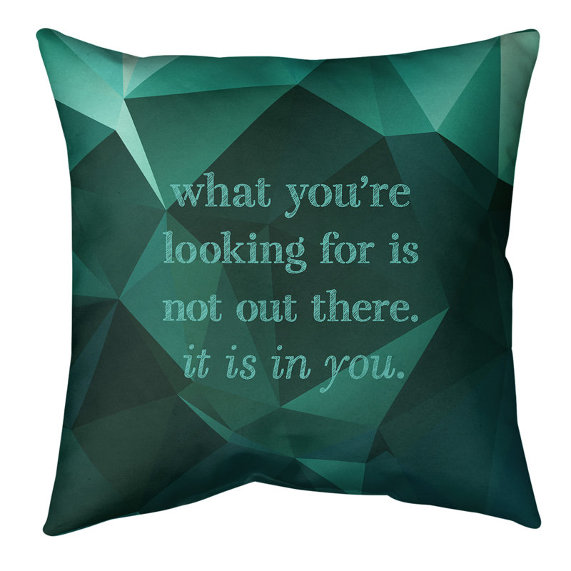 Coussin de sol, 28 po x 28 po, Vert foncé / vert clair