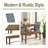 Ewenn 6 - Person Four Leg Dining Set-1004796902-1004796903