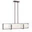 Lustre rectangulaire spectaculaire à 4 lumières Element-413994615