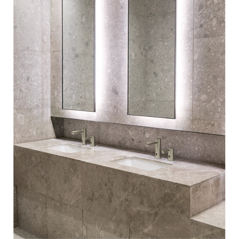 M-Power Single Hole Bathroom Faucet, Brushed Nickel