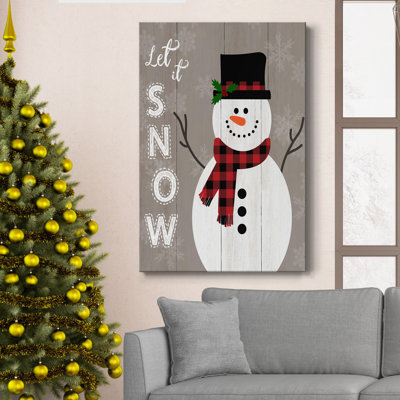 " Let It Snow Snowman "