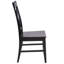 Chaise d'appoint à dossier en X Cierra-1016120000
