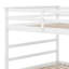 Lit superposé double avec lit gigogne et escalier, lit superposé multifonctionnel en bois massif avec 4 tiroirs de rangement et garde-corps de sécurité-683134517