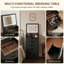 Table de coiffeuse, coiffeuse et miroir 3-en-1-550658308