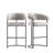 Benfeito Modern Vegan Leather Upholstered Metal Counter Stool in Light Grey-100921010-104561126-100921009
