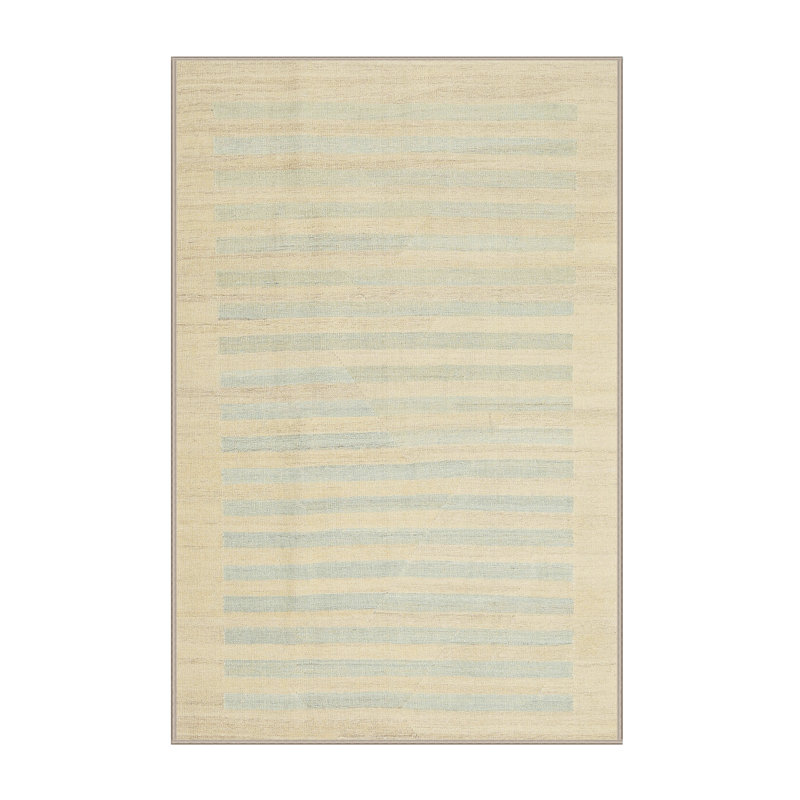 Surface beige contemporaine tapis, Rectangle 4 pi x 6 pi