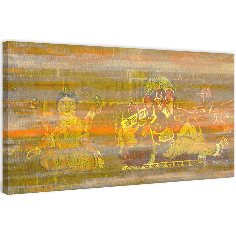 1 Piece Wrapped Canvas Wall Art, 57cm H x 114cm W