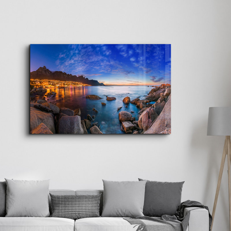 Peinture décorative en verre trempé