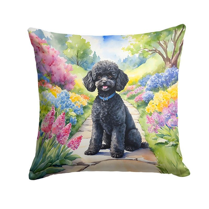 Coussin décoratif intérieur / extérieur Spring Path, H 18 po x l 18 po
