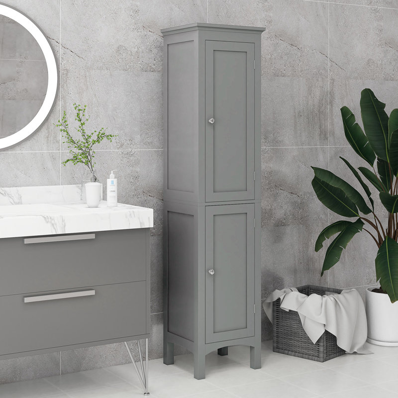 Armoire de salle de bain Betrice, Gris