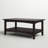 Ratcliff 42" Wide Cottage Beach House Design Coffee Table With 1 Open Shelf-1967891298