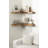 Havlock Floating Two-Piece Corner Shelf Set-1443274007