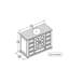 Ensemble de meuble-lavabo simple 48 po Ali-1161097004