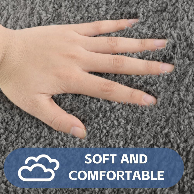 Microfiber / Microsuede Non-Slip Bath Rug