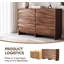 Buffet de 150 cm avec tiroirs et tablettes ajustables
