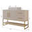 Modern Bathroom Vanity with Ceramic Basin Sink
