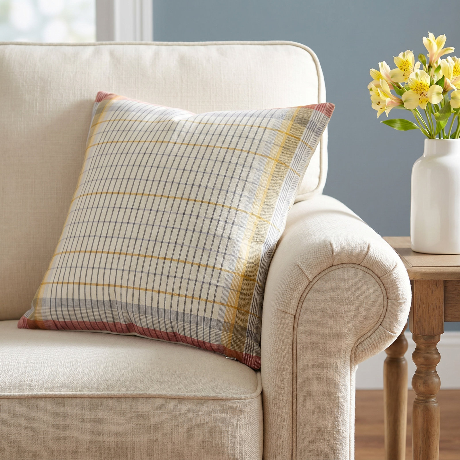 Carsyn 18" x 18" Cotton Throw Pillow