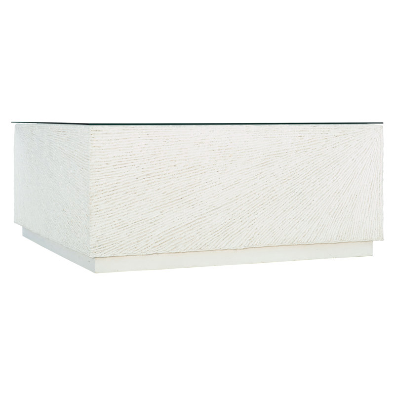 Bernhardt Exteriors Tenerife Square Coco Twig Cocktail Table