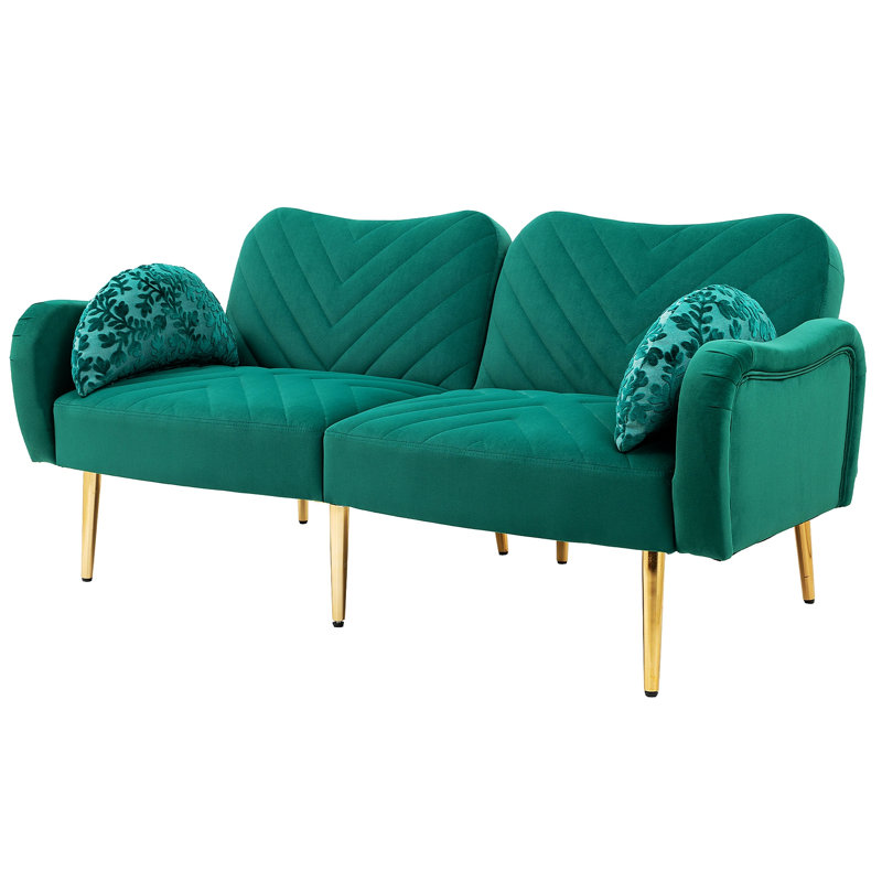 Canapé d'appoint Norika, Green Polyester