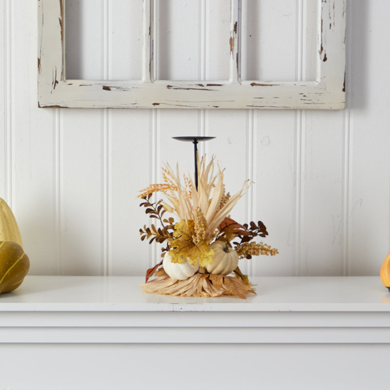 Pumpkin Candelabrum Arrangement