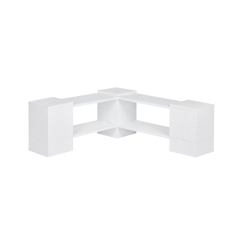 Ensemble de coin simple à 2 niveaux EverBlock, Translucide