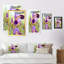 Iris mauve rétro - art mural traditionnel sur toile-180783131-180783130