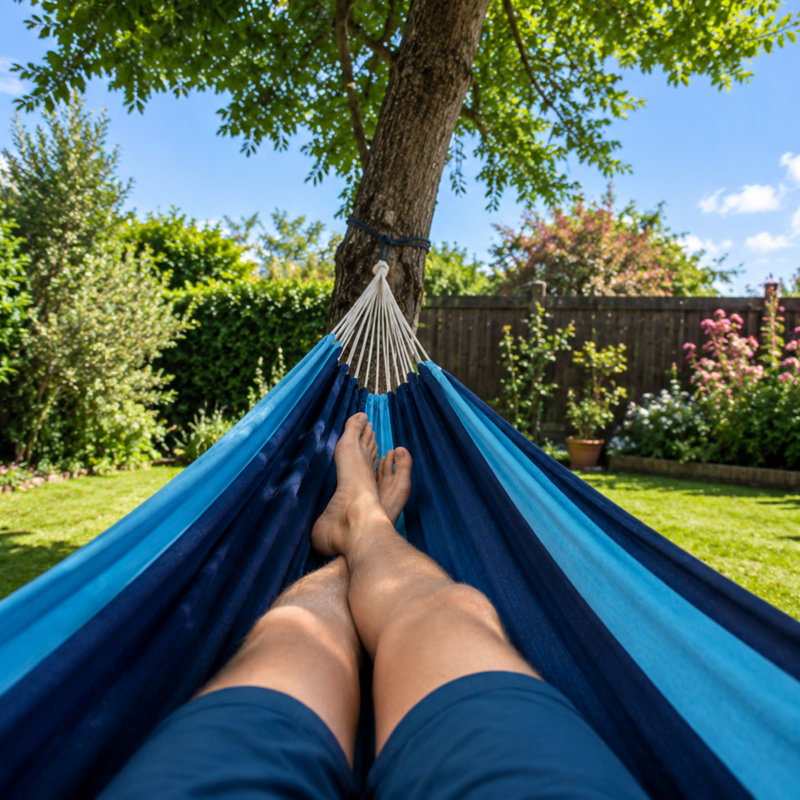Santana Hammock, Blue/Dark Blue