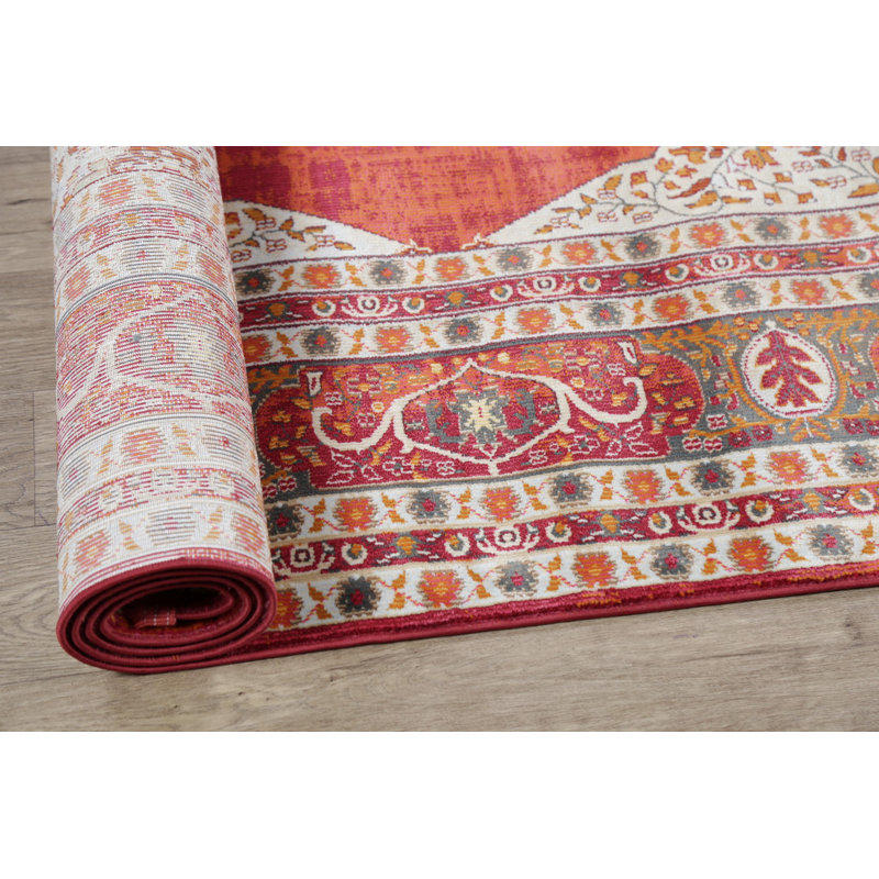 Tapis rouge Saturmino, Rectangle 3 pi 11 po x 5 pi 7 po
