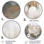 Lemire - Art floral rond en métal-109693882