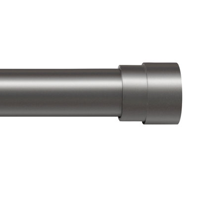 Tringle à rideaux télescopique réglable moderne de 0,75 po de diamètre, quincaillerie décorative, tringle à fenêtre simple facile à installer