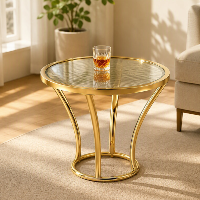 Dining Table, Golden