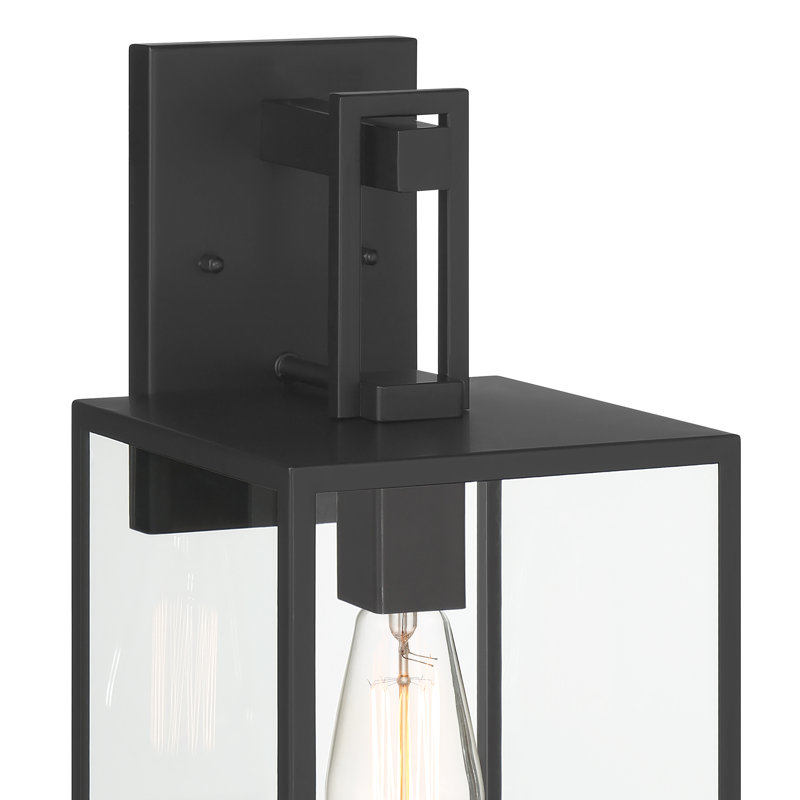 Steel Wall Light, 14.75" H x 8" W x 8.75" D