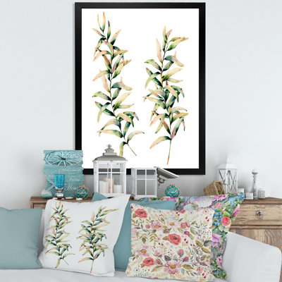 Branches d'automne - Peinture sur toile
