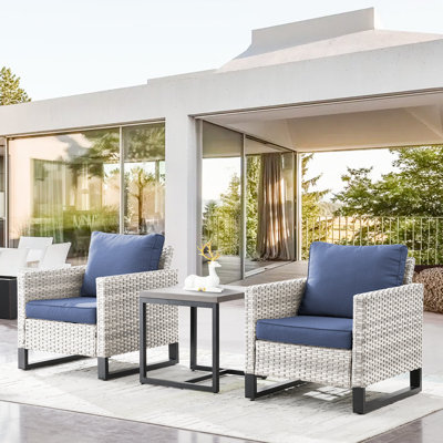 Nazime 2 Person Seating Group with Cushion