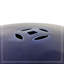 Tabouret de baril en céramique D13x18" avec motif ajouré bleu cobalt, table d'appoint
