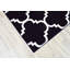 Tapis bleu marine à motif géométrique Mccampbell-40596394