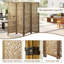 Paravents pliables en bois sculpté