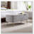 Faux Fur Flip Top Storage Bench with Gold Legs-1722685834