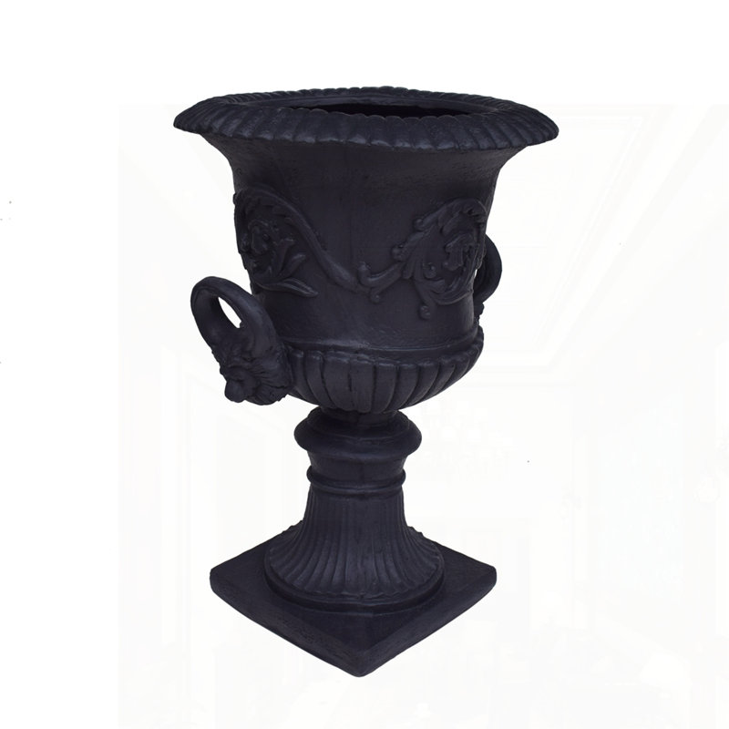MGO GARDEN URN PLANTER, Black