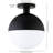Glass Semi Flush Mount-1471590785