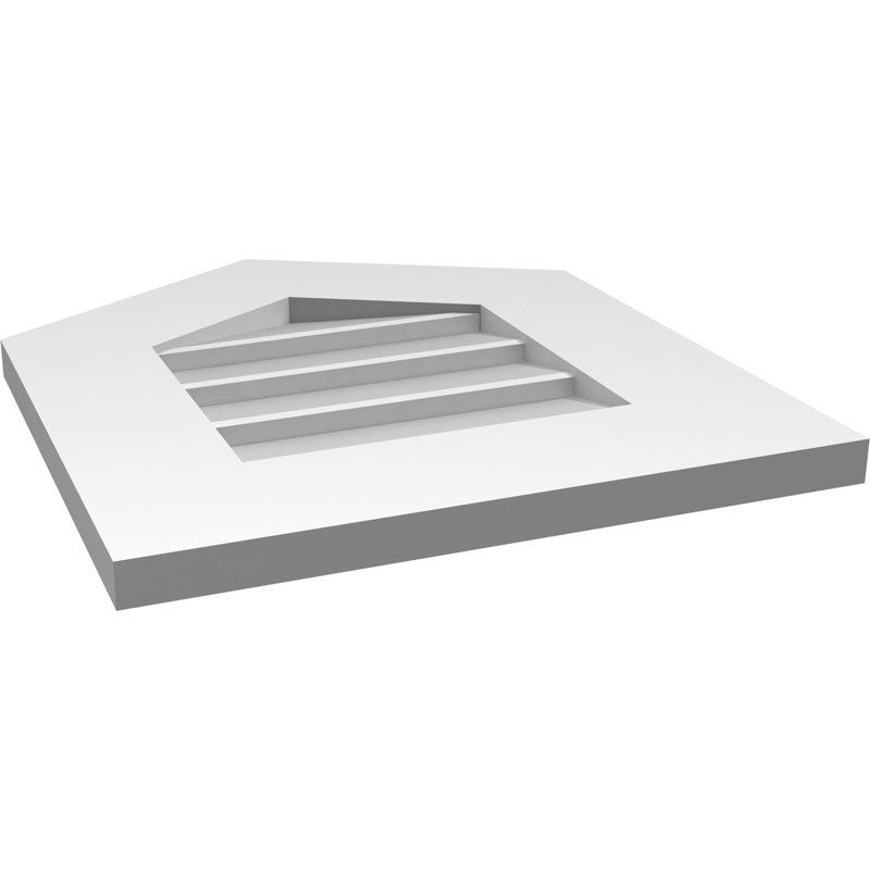 Ventilateur à pignon en uréthane non-fonctionnel Signature, H 18 po x l 16 po x P 1 po
