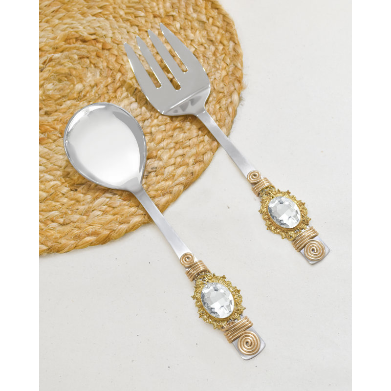 Davinci Stainless Steel Salad Servers