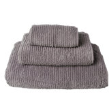 Ensemble de 3 pièces texturées Hammam (noir, blanc et blanc)