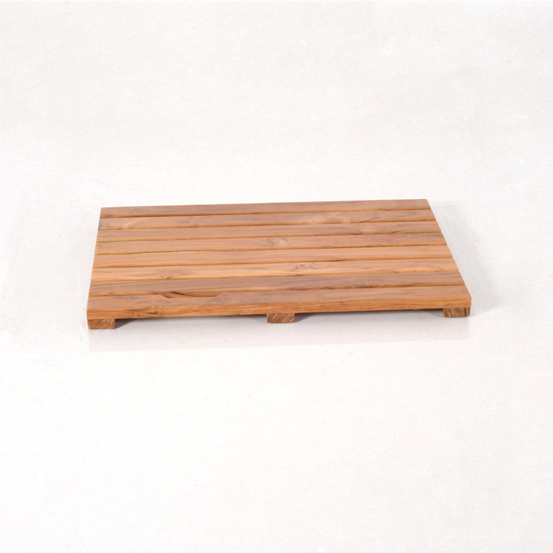 Tapis de douche teck Younkin