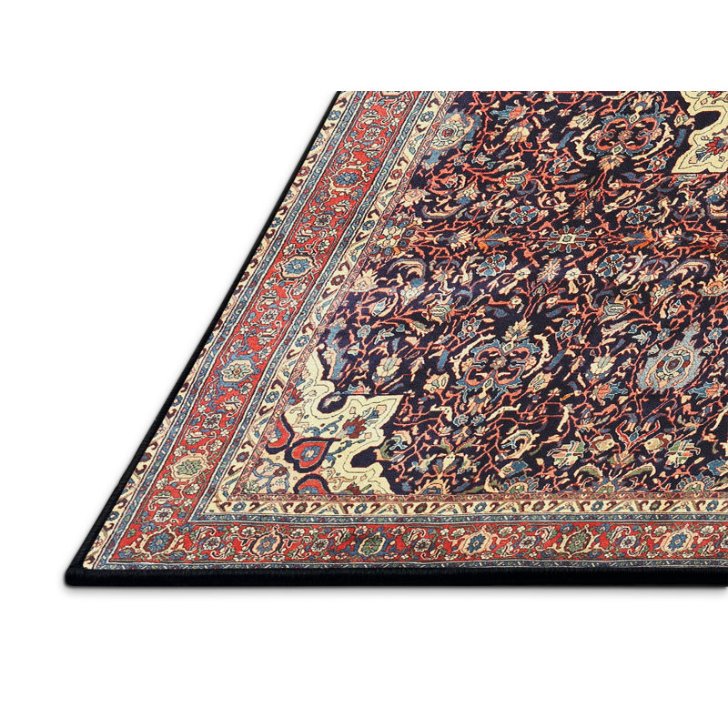 Tapis oriental mauve / beige Denville, Rectangle 5 pi x 7 pi