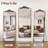 Ornately Carved Square Domed Mirror-775600070-775600064