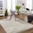 Darrisha Slate Grey Taupe Machine Washable Area Rug-320185091