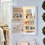 Armoire à bijoux avec miroir